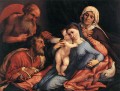 Vierge à l’Enfant avec Saints 1534 Renaissance Lorenzo Lotto